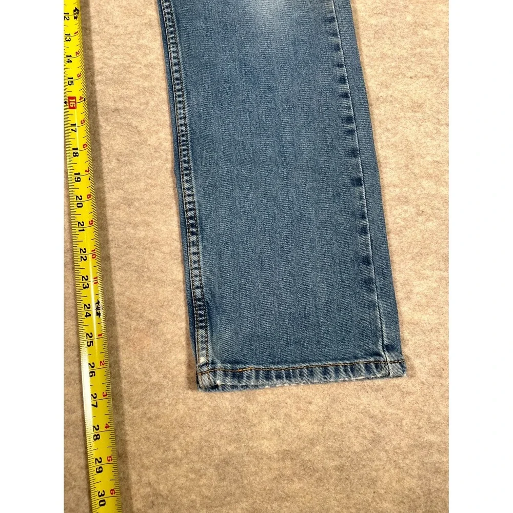 Levi's 505 Jeans Mens 32x30 Blue Denim Cotton Medium Wash Mid Rise‎ Straight Leg